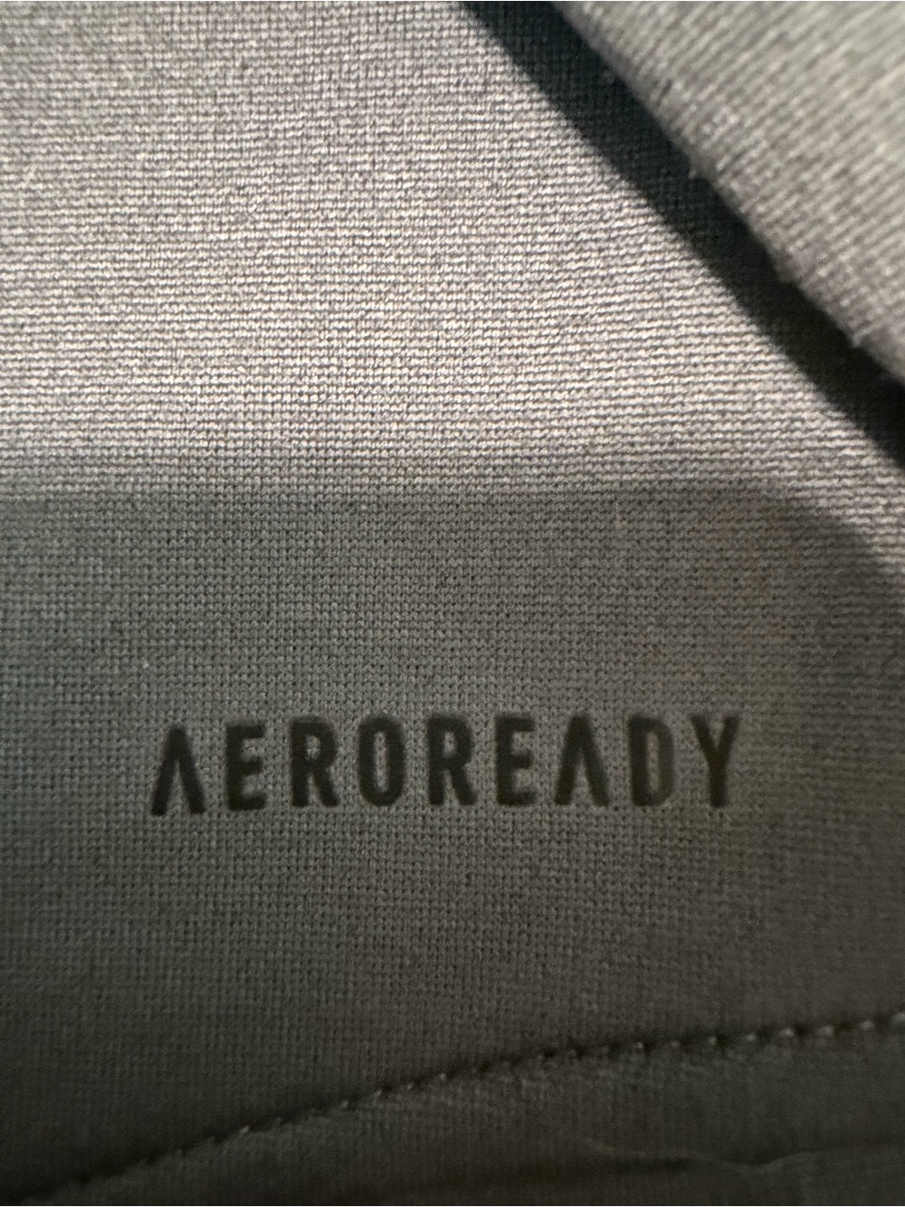adidas Gray Aeroready *Sample* Crewneck Sweatshirt - Picture 2 of 4